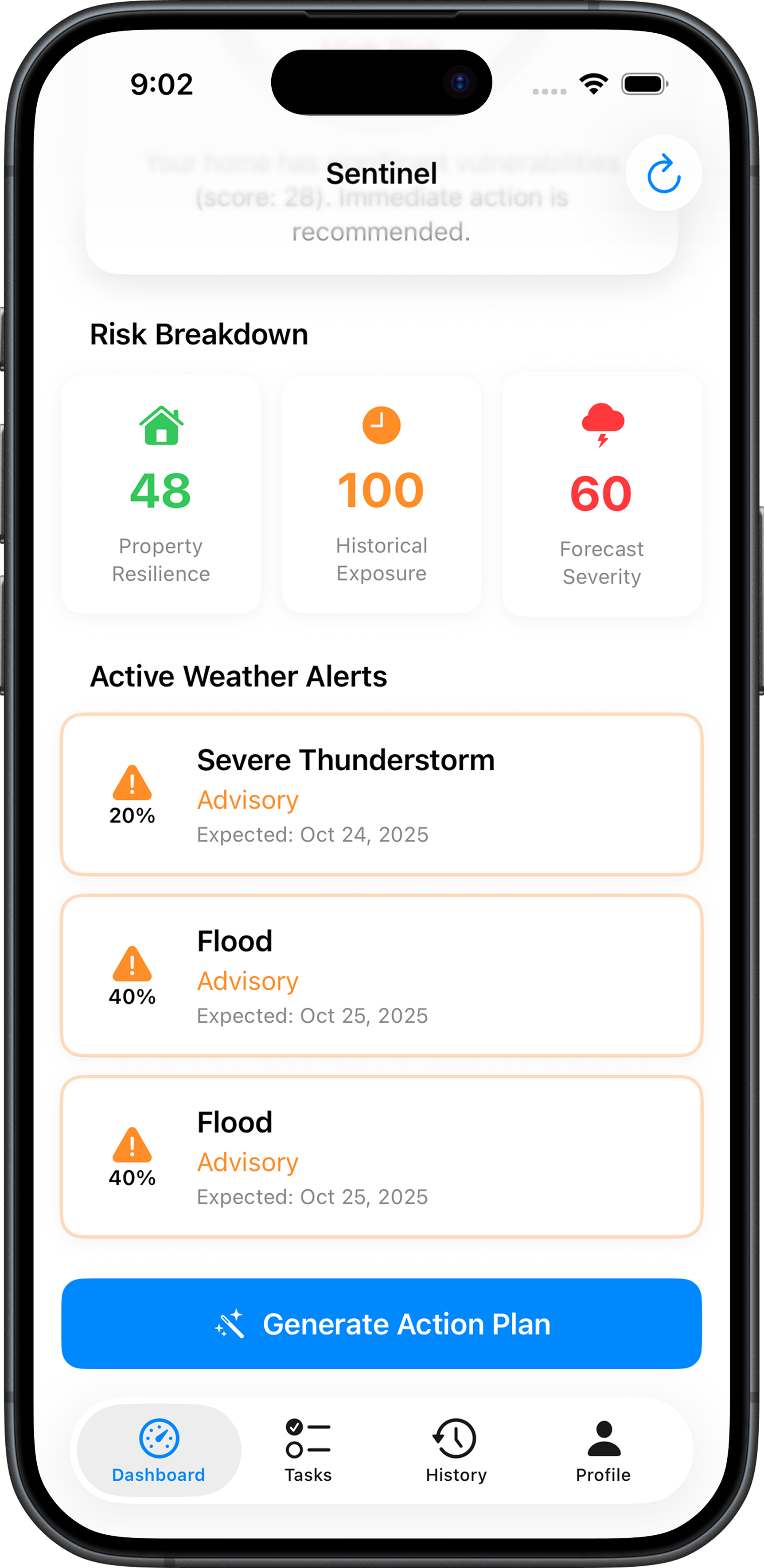 Weather alerts & forecasting